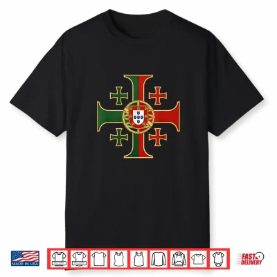 Portuguese Jerusalem Cross Catholic Portugal Shirt