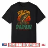 Reel Cool Papaw Vintage Fishing Retro Sunset Father’S Day Shirt