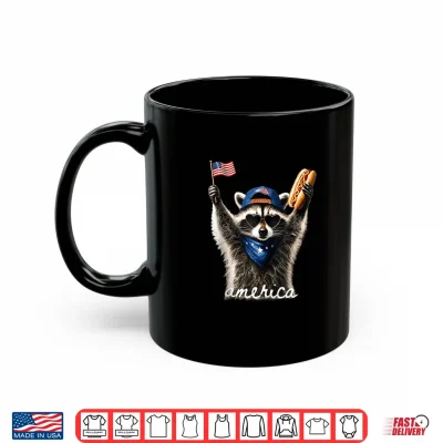 Usa America Raccoon Hot Dog 1776 2026 4Th Of July 250 Years Shirt 3 Mug USA America Raccoon Hot Dog 1776 2026 4th of July 250 Years Shirt