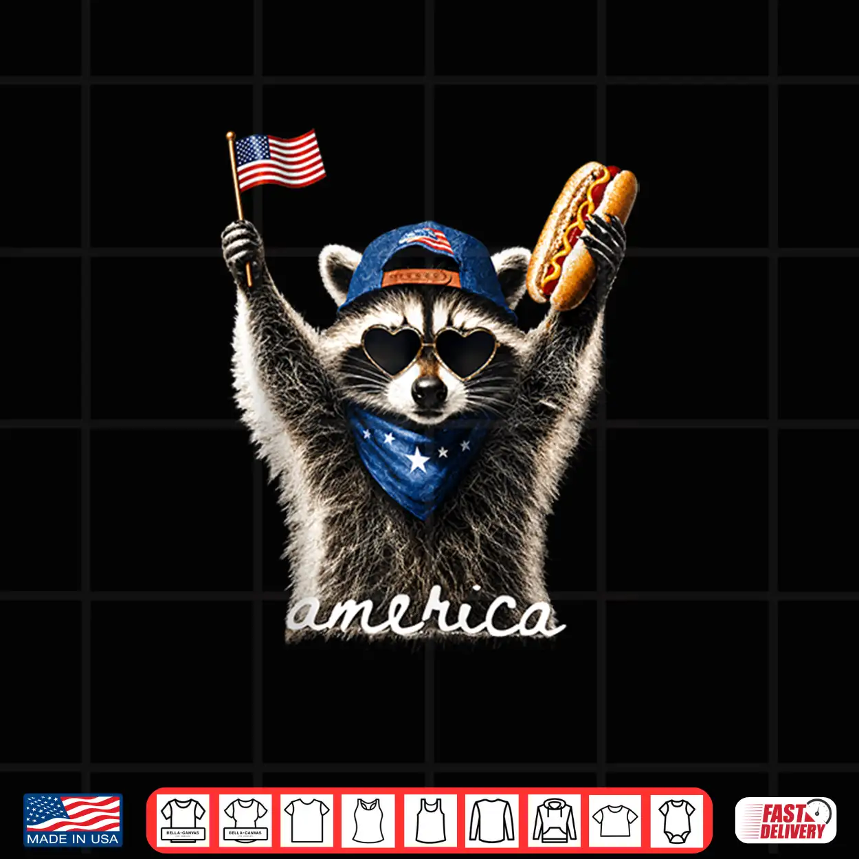 Usa America Raccoon Hot Dog 1776 2026 4Th Of July 250 Years Shirt Usa America Raccoon Hot Dog 1776 2026 4Th Of July 250 Years Shirt