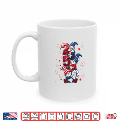 Mug Gnome 250 Years 1776 2026 250th Birthday 4th July Patriotic Shirt
