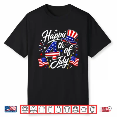 Happy 4Th Of July Patriotic American Flag Usa Shirt