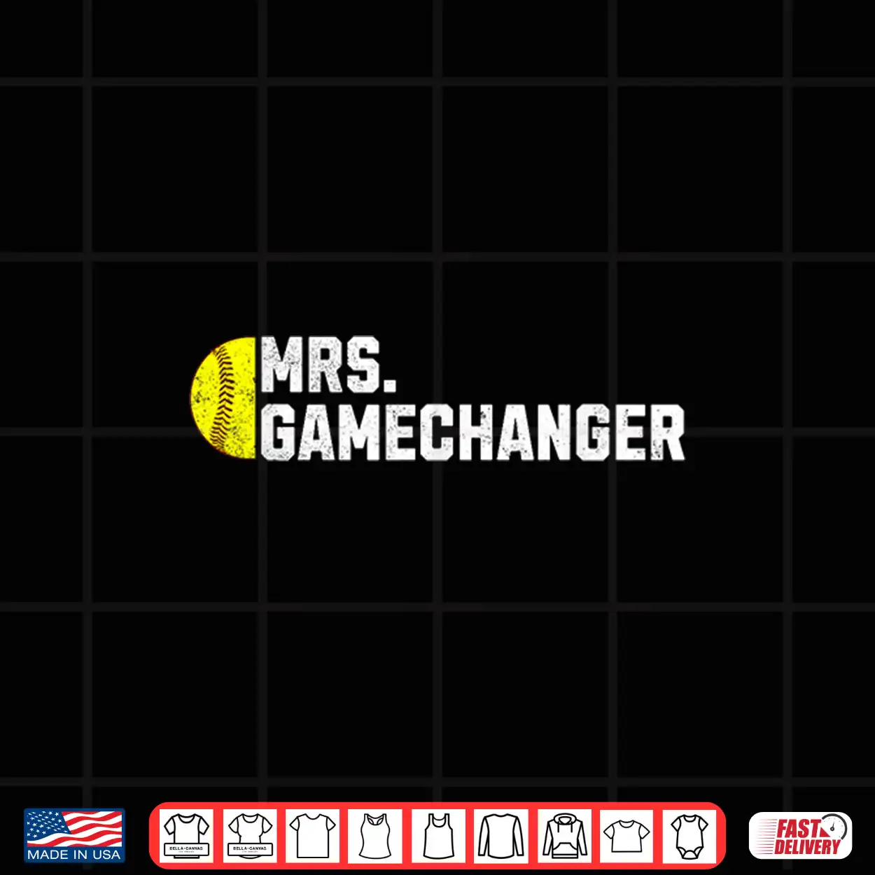 Mrs. Gamechanger Softball Scorekeeper Love Shirt Mrs. Gamechanger Softball Scorekeeper Love Shirt