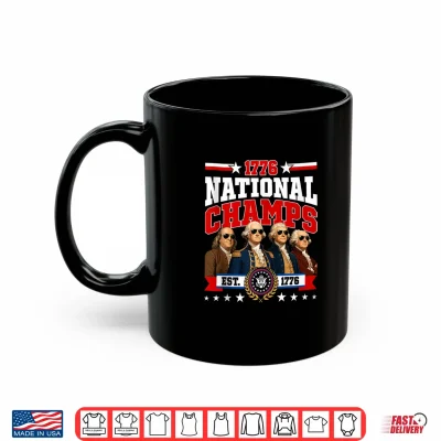 Mug Retro 1776 National Champs Presidents USA American July 4th Shirt