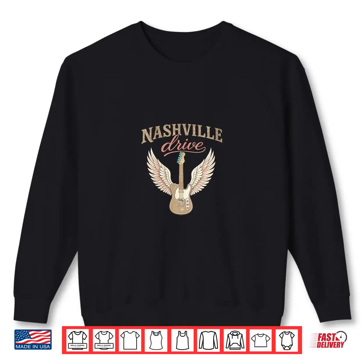 Guitar With Wings Logo Shirt Guitar With Wings Logo Shirt