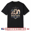 Patriotic Vintage 250Th Anniversary Usa 250 Year 4Th Of July Shirt