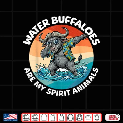 Design Spirit Animal Water Buffalo Shirt