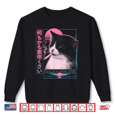 Sweatshirt Vaporwave Synthwave Cyberpunk Shirt