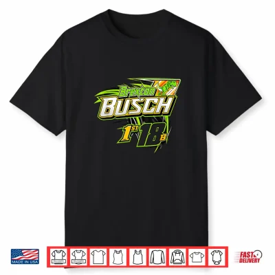 Brexton Busch 18B Racing Dinosaur Shirt