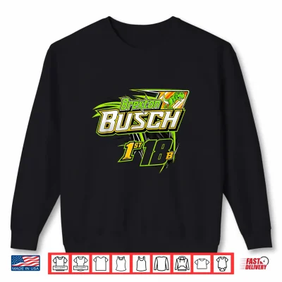 Sweatshirt Brexton Busch 18B Racing Dinosaur Shirt