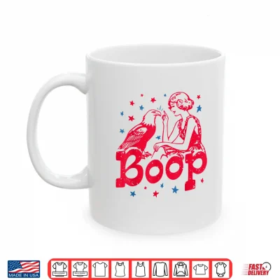 Mug Boop Eagle Funny Patriotic 4th of July Independence Day Shirt