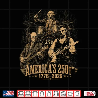 250 Years Patriot Guitar Drum Band American Flag 1776 2026 Shirt 4 Design 250 Years Patriot Guitar Drum Band American Flag 1776 2026 Shirt