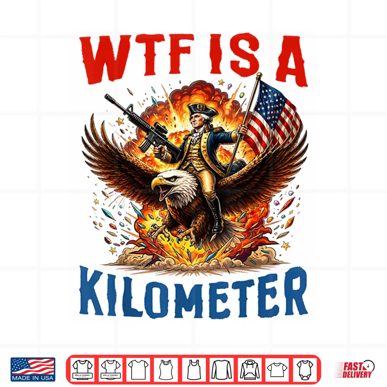 4Th Of July Wtf Kilometer Eagle Patriot Men Women Shirt 4Th Of July Wtf Kilometer Eagle Patriot Men Women Shirt