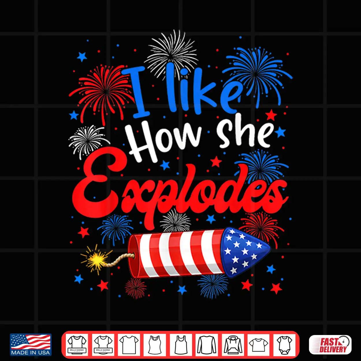 I Like How She Explodes Funny Couple 4Th Of July Men Women Shirt I Like How She Explodes Funny Couple 4Th Of July Men Women Shirt
