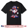 250 Years Baseball Drip Ice Cream Boys 4Th Of July American Shirt