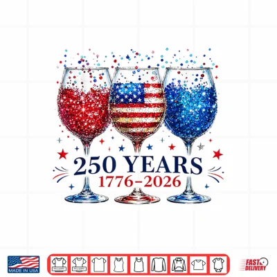 Design 250 Anniversary USA 4th of July Patriotic 250 Years American Shirt