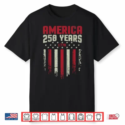America Retro 250 Years 250Th Anniversary Usa Shirt 1776 Shirt