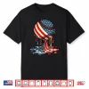 Baseball Drip American Patriotic 4Th Of July Boys Kids Youth Shirt