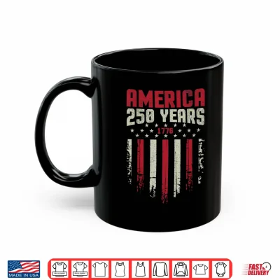 America Retro 250 Years 250Th Anniversary Usa Shirt 1776 Shirt 3 Mug America Retro 250 Years 250th Anniversary USA Shirt 1776 Shirt