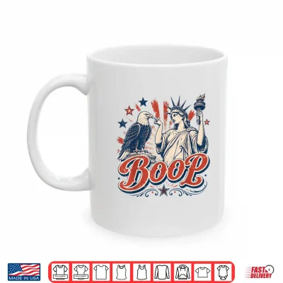 Mug Boop Eagle 4th of July Retro Patriotic Liberty Bald Eagle Shirt