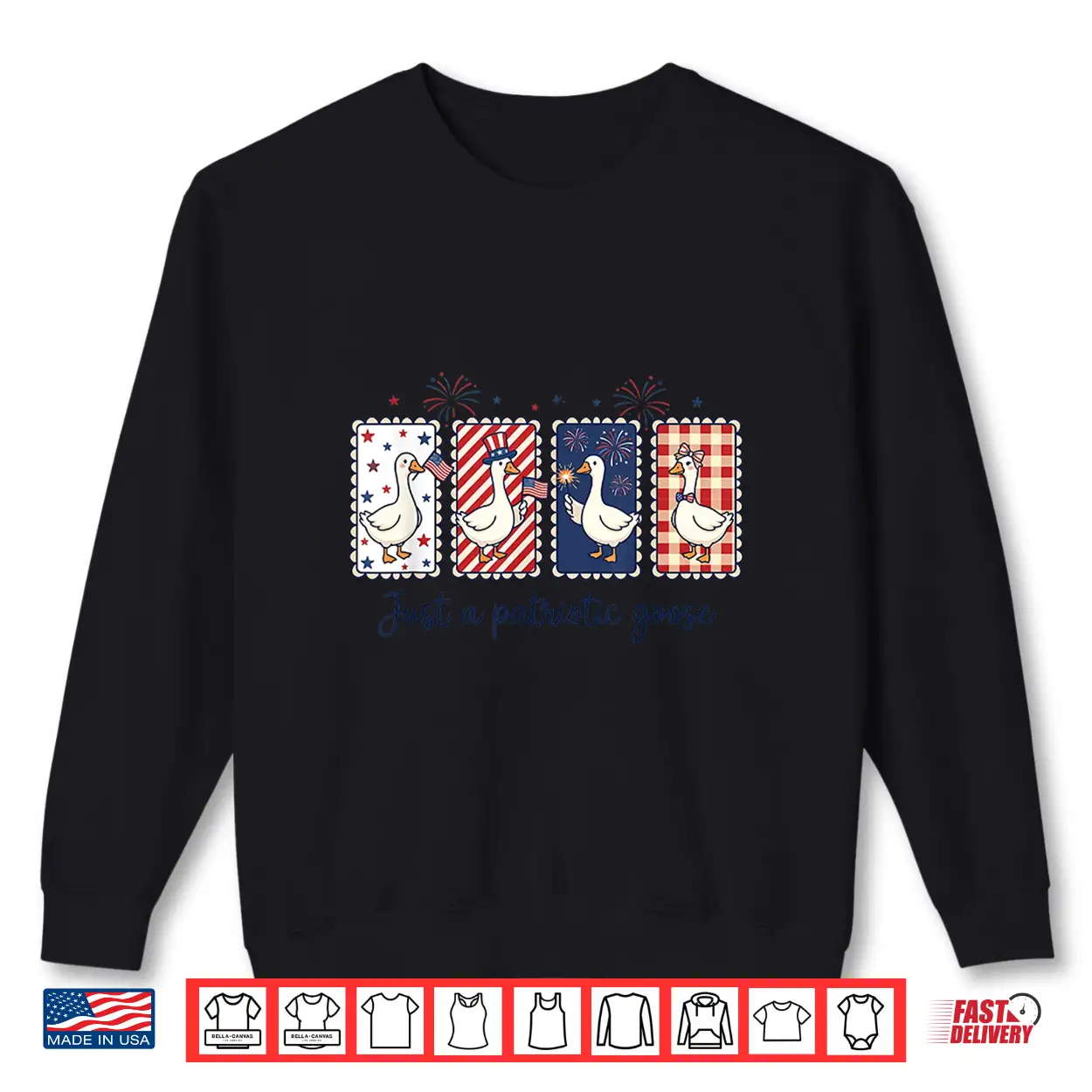Just A Patriotic Goose Shirts Cute 4Th Of July Goose Shirt Just A Patriotic Goose Shirts Cute 4Th Of July Goose Shirt
