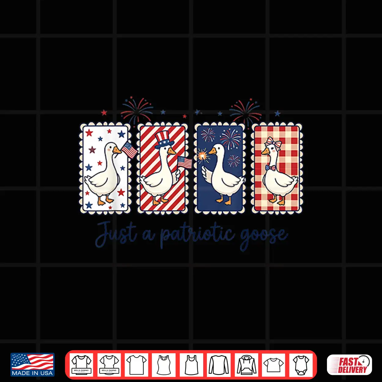 Just A Patriotic Goose Shirts Cute 4Th Of July Goose Shirt Just A Patriotic Goose Shirts Cute 4Th Of July Goose Shirt