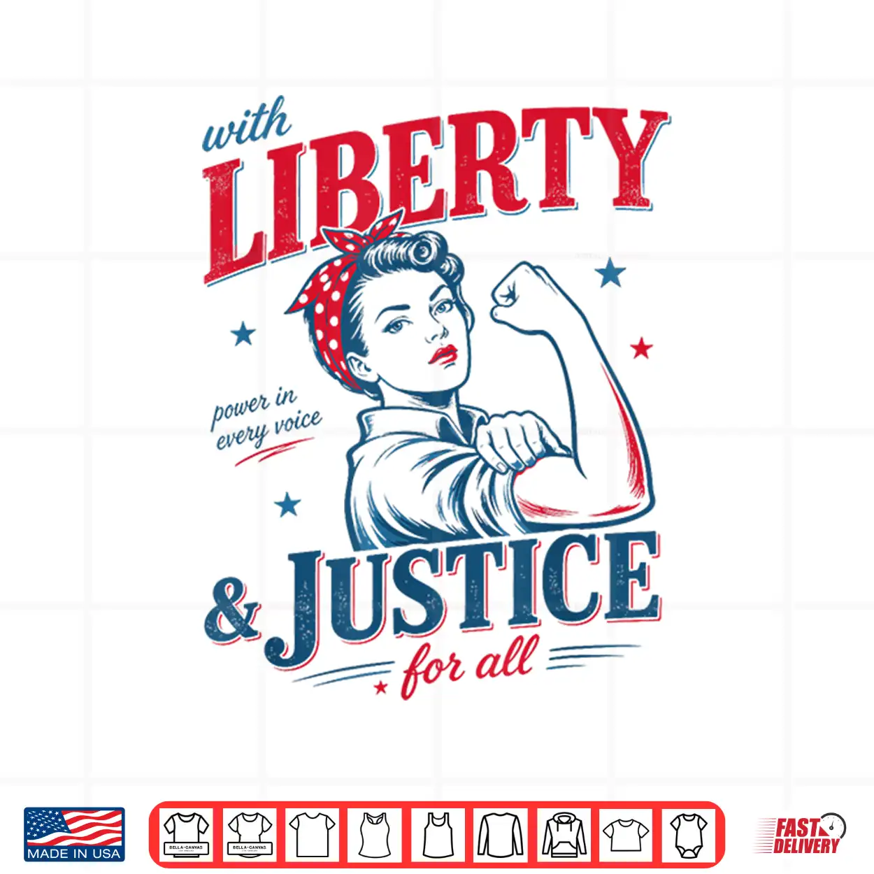 Liberty And Justice For All 4Th Of July Patriotic Women Shirt Liberty And Justice For All 4Th Of July Patriotic Women Shirt