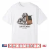Long Haired Dachshund American Flag 250 Years Fourth Of July Shirt