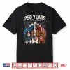 Black-T-Shirt-250 Years America Cavalier King Charles Spaniel 4Th Of July Shirt
