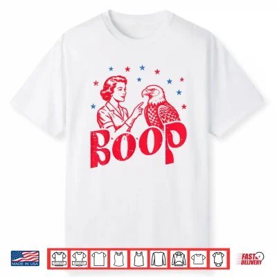 4Th Of July Boop Woman Bald Eagle Funny Patriotic Women Men Shirt