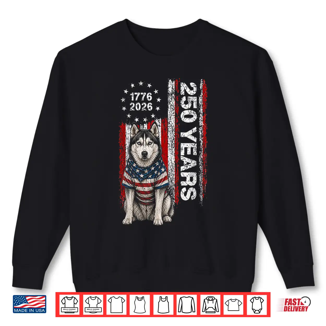 250 Years America Siberian Husky Patriotic Usa 4Th Of July Shirt 250 Years America Siberian Husky Patriotic Usa 4Th Of July Shirt