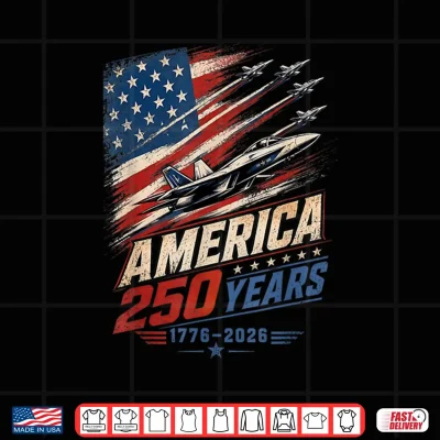 America 250Th Fighter Jet Flag Aviation Patriot 1776 2026 Shirt 4 Design America 250th Fighter Jet Flag Aviation Patriot 1776 2026 Shirt