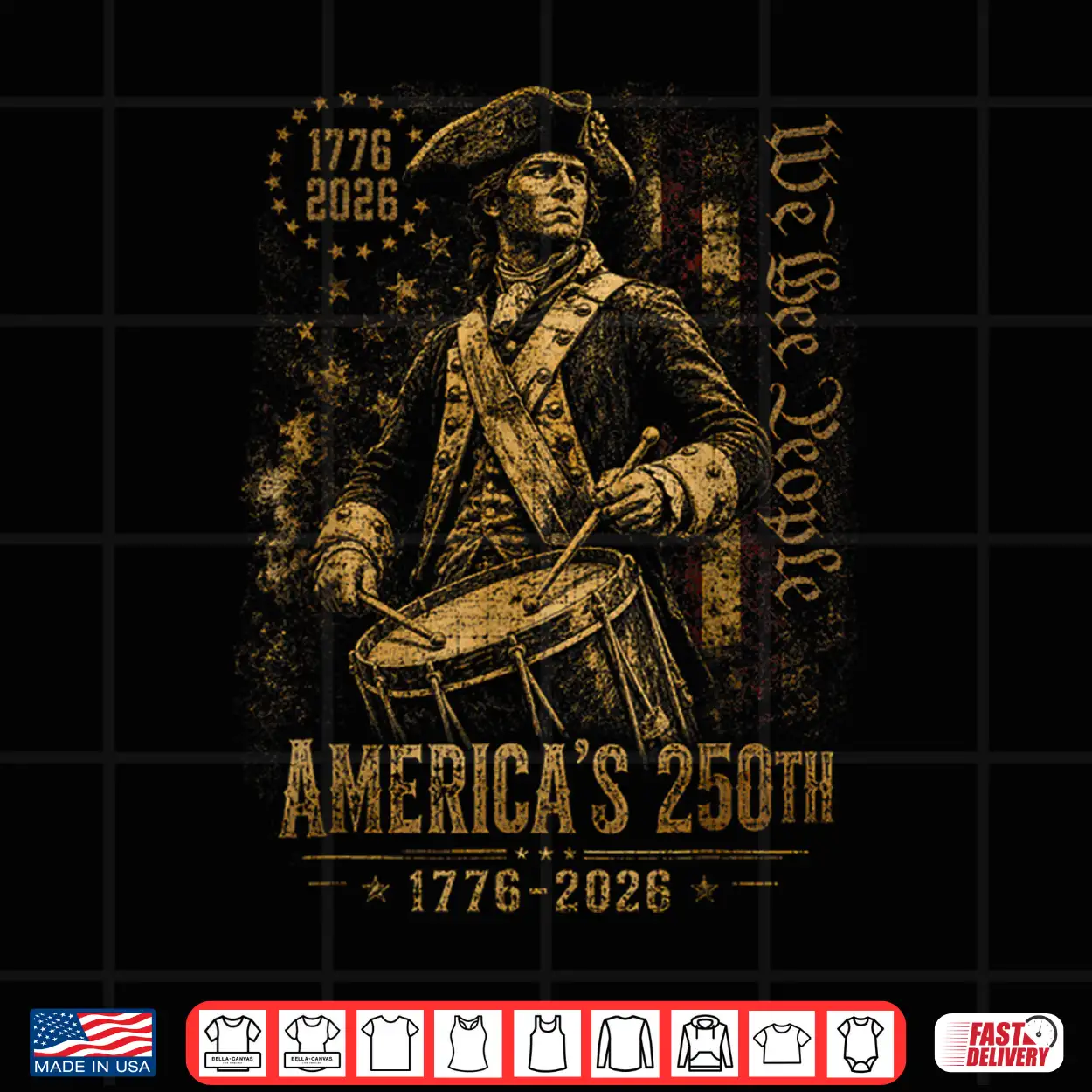 America’S 250Th Anniversary Revolutionary Soldiers Patriotic Shirt America’S 250Th Anniversary Revolutionary Soldiers Patriotic Shirt