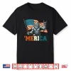 Bigfoot Sasquatch American Flag Patriotic Fourth Of July Men Shirt