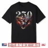 Funny Usa 250Th Birthday George Washington Riding Bald Eagle Shirt