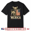 Merica Patriotic American 4Th Of July Chihuahua Dog Performance Shirt