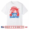Retro Wtf Is A Kilometer Eagle 4Th Of July Shirt