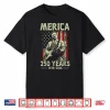 Theodore Roosevelt Playing Guitar Rock N Roll American Flag Shirt