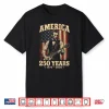 250 Anniversary Usa Abraham Lincoln Guitar 250 Years America Shirt