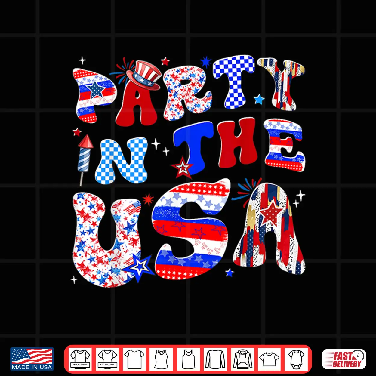 4Th Of July Party In The Usa Men Women Kid Shirt 4Th Of July Party In The Usa Men Women Kid Shirt