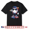 Baseball Drip Ice Cream 4Th Of July American Usa Flag Boys Shirt