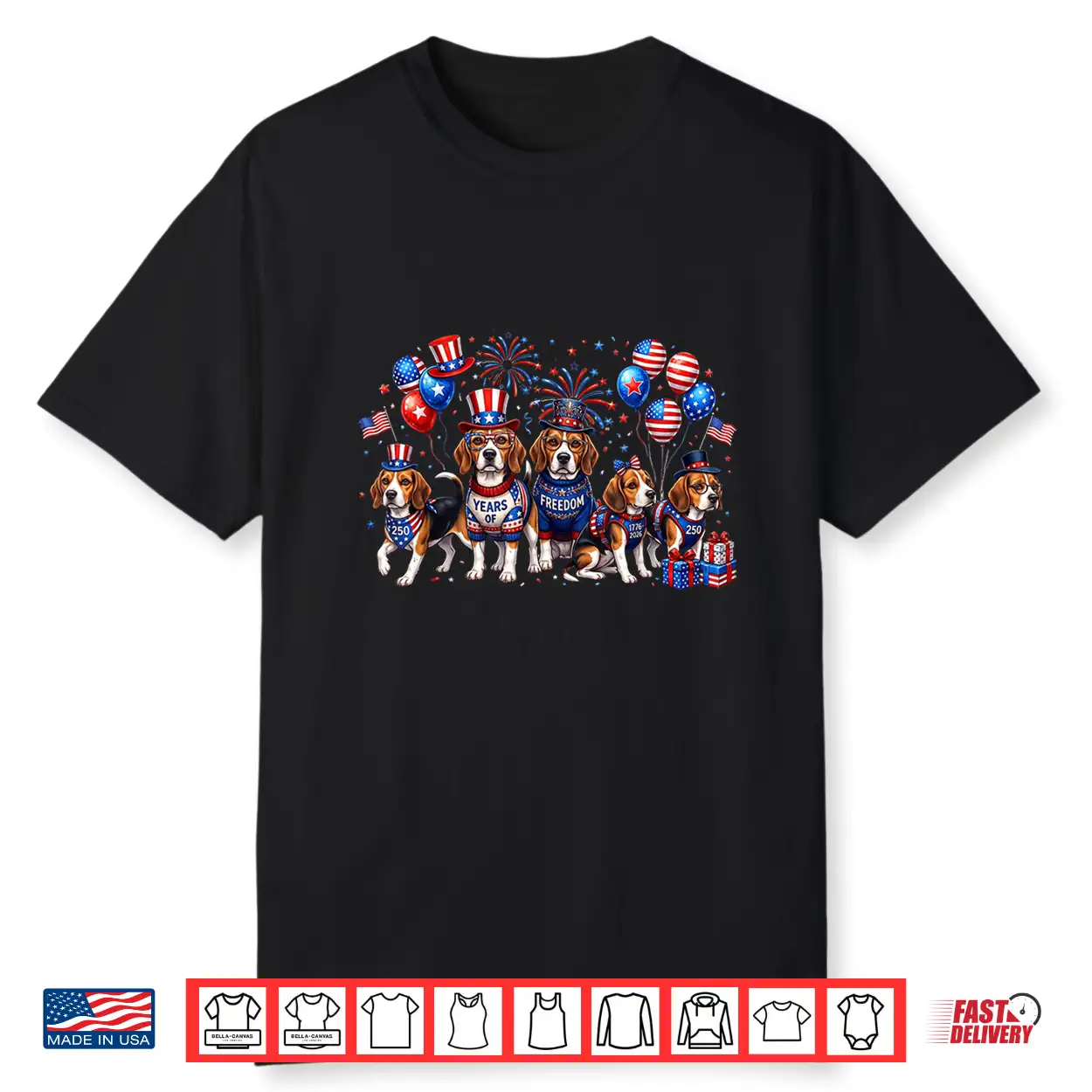 Beagle Dog 250 Years Anniversary 250Th 1776 2026 4Th Of July Shirt Beagle Dog 250 Years Anniversary 250Th 1776 2026 4Th Of July Shirt