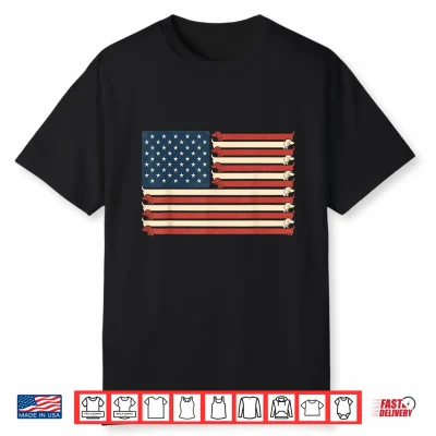 Dachshund Patriotic American Flag 4Th Of July Weiner Dog Shirt