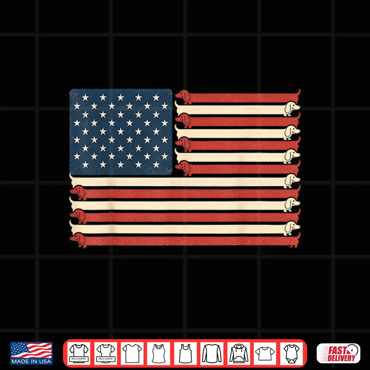Dachshund Patriotic American Flag 4Th Of July Weiner Dog Shirt Dachshund Patriotic American Flag 4Th Of July Weiner Dog Shirt