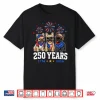 French Bulldog 250 Anniversary Usa 250Th Dogs 4Th Of July Shirt