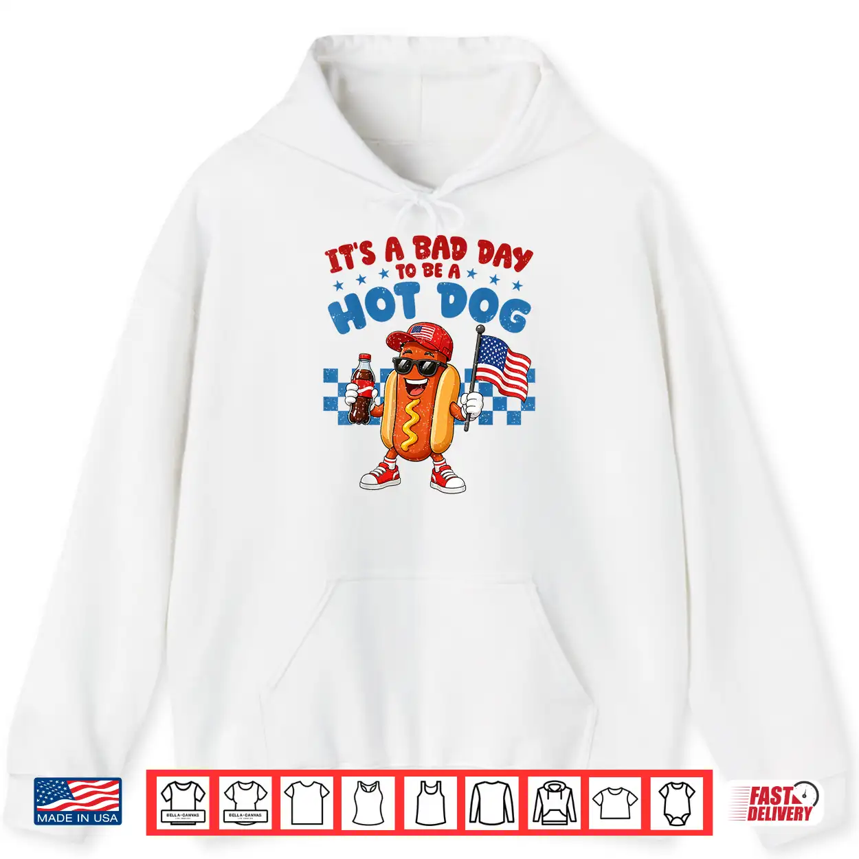 Funny It’S A Bad Day To Be A Hotdog Fourth Of July Patriotic Shirt Funny It’S A Bad Day To Be A Hotdog Fourth Of July Patriotic Shirt