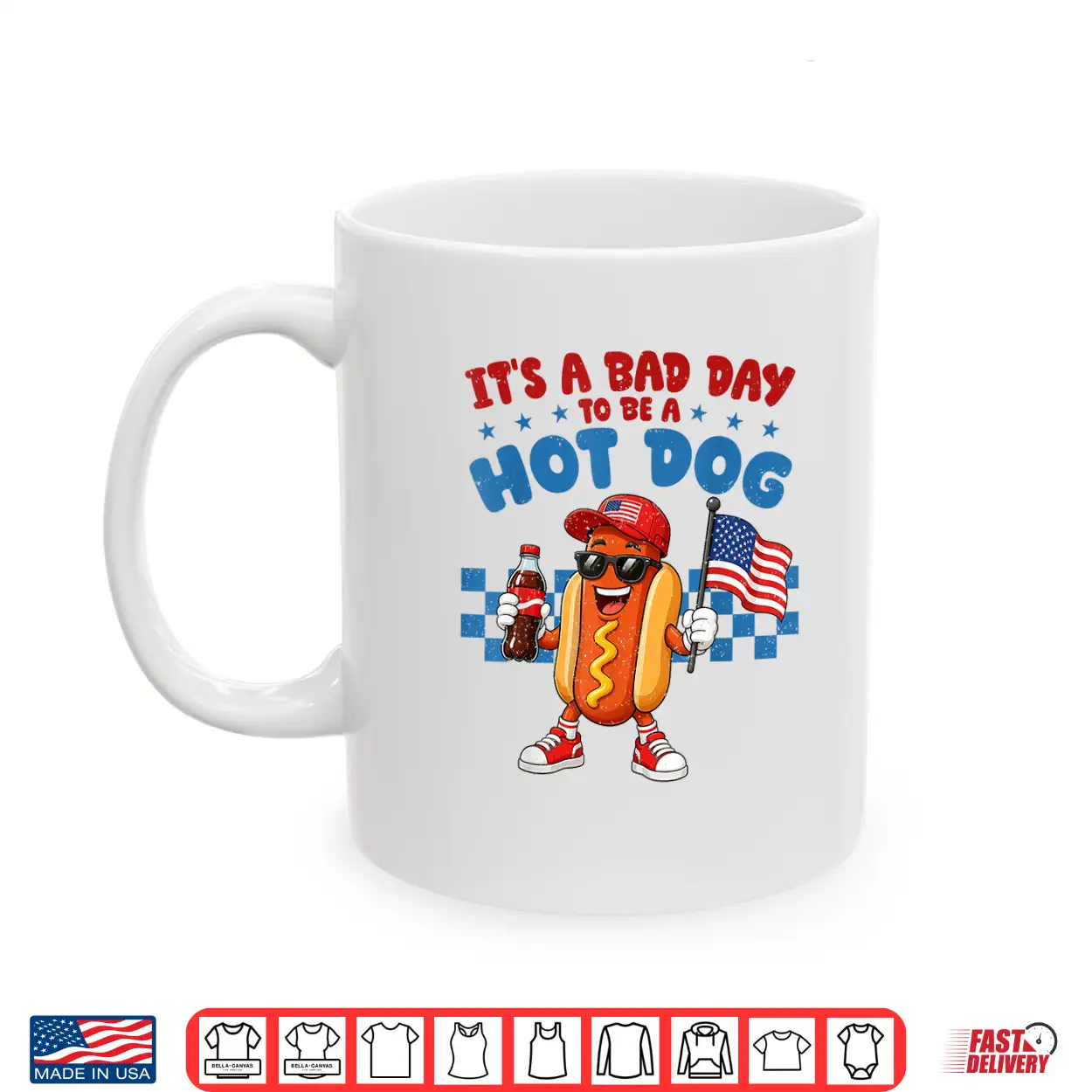 Funny It’S A Bad Day To Be A Hotdog Fourth Of July Patriotic Shirt Funny It’S A Bad Day To Be A Hotdog Fourth Of July Patriotic Shirt