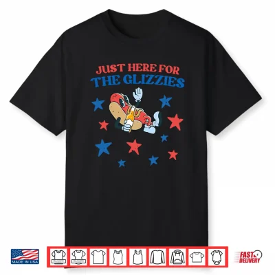 Mens Just Here For The Glizzies 4Th Of July Performance Shirt