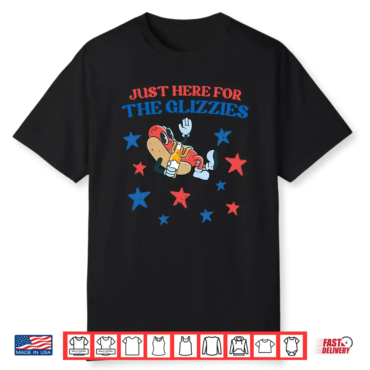 Mens Just Here For The Glizzies 4Th Of July Performance Shirt Mens Just Here For The Glizzies 4Th Of July Performance Shirt