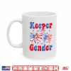 Keeper Of The Gender 4Th Of July Bow Gender Reveal Party Shirt